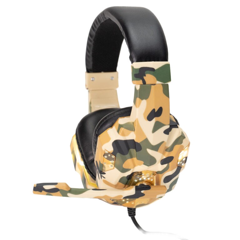 Căști Gaming Spacer SPGH-CAMO cu Fir, Jack 3.5mm, Camuflaj - imagine 1