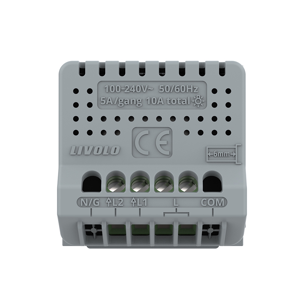 Modul Touch Dublu Livolo ZigBee - Inteligent - imagine 4