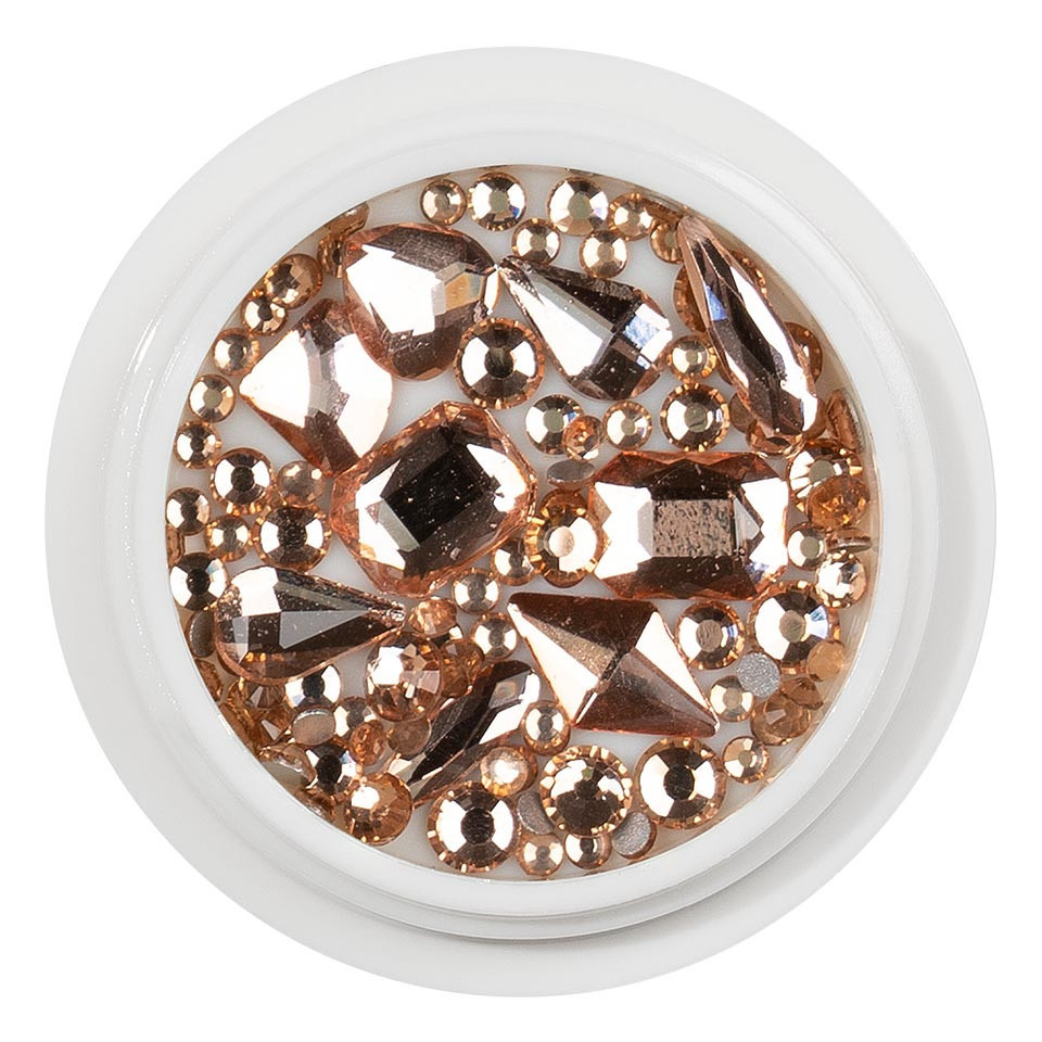 Cristale Unghii LUXORISE Crystal Peach | Manichiura Spectaculoasa