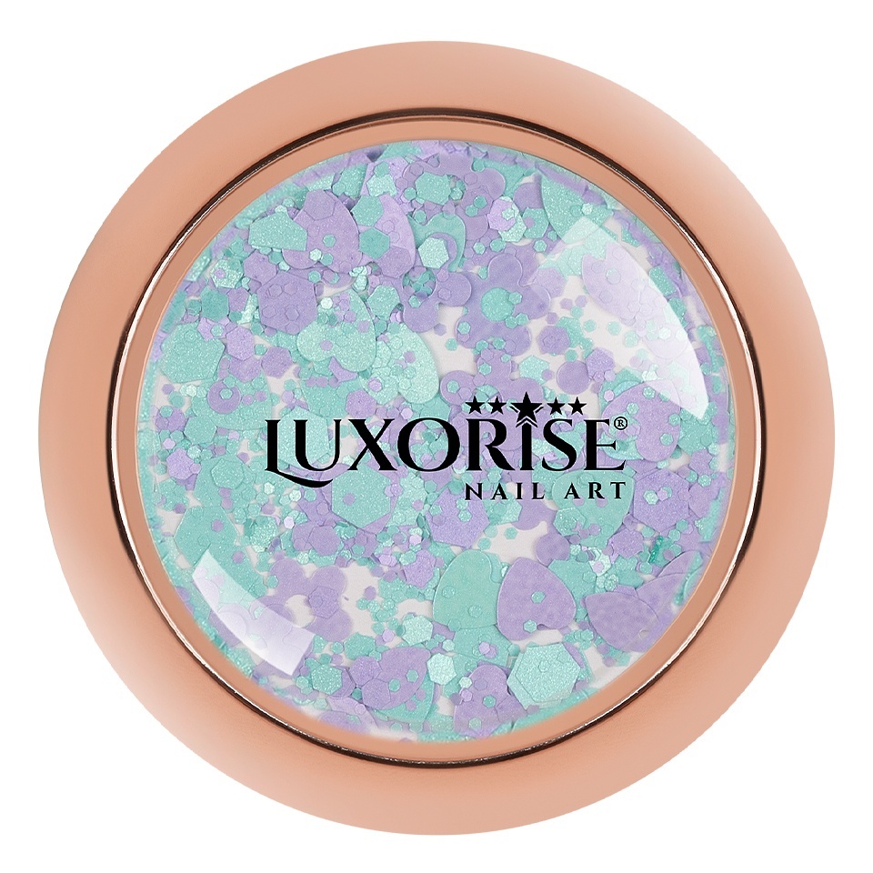 Paiete Unghii LUXORISE Wild Lagoon | Efect Metalizat