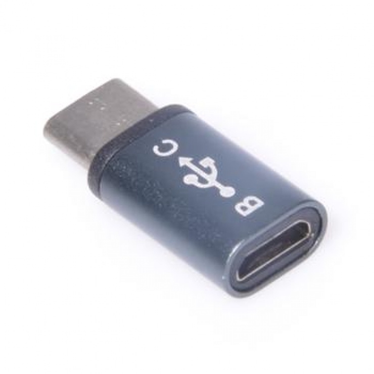 Adaptor USB-C la micro USB-B Oem, transfer 5 Gbit/s