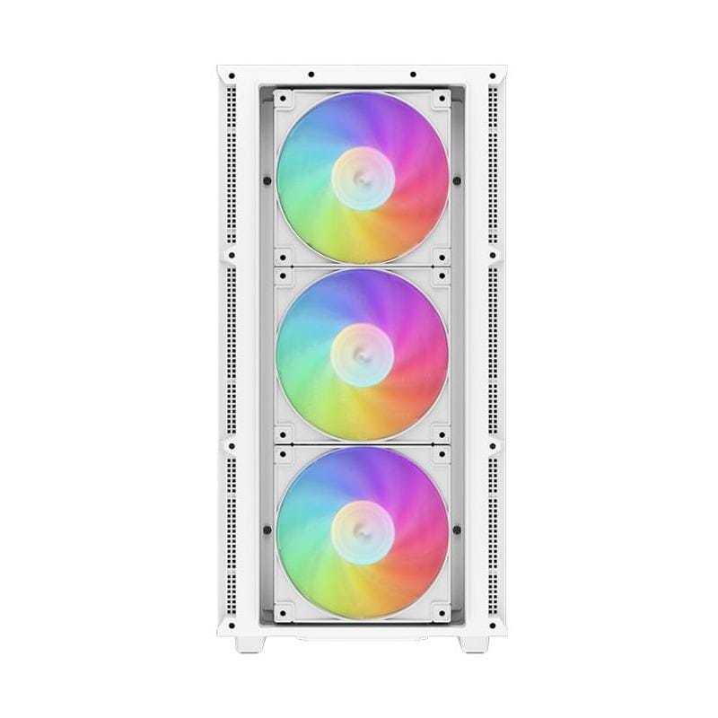 Carcasa DEEPCOOL CH560 ARGB Alb - Mid Tower Gaming RGB - imagine 14