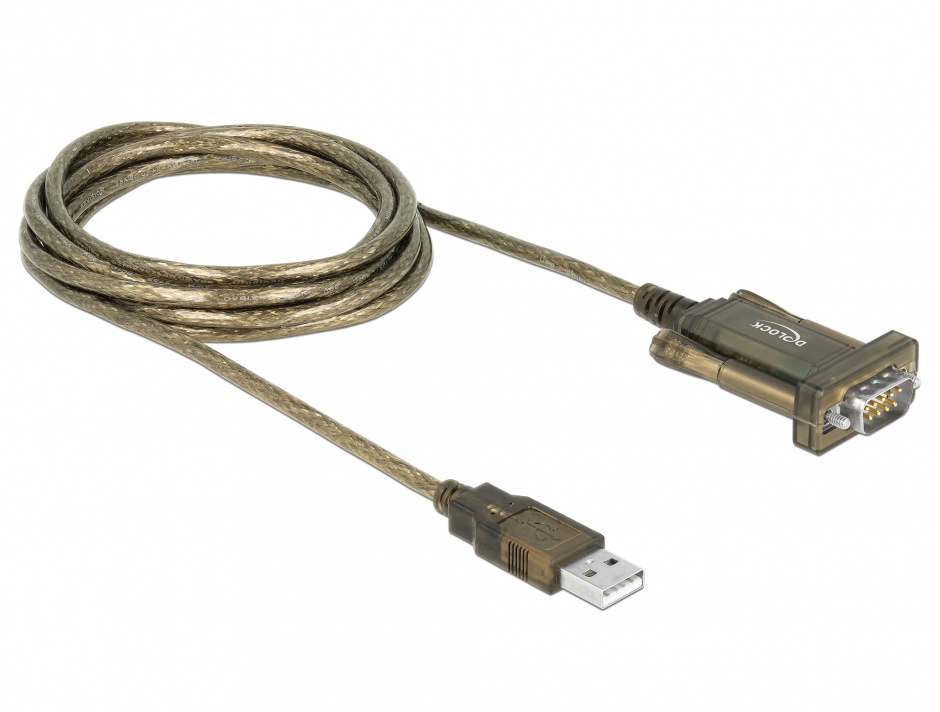 Adaptor USB la Serial DB9 RS-232 Delock