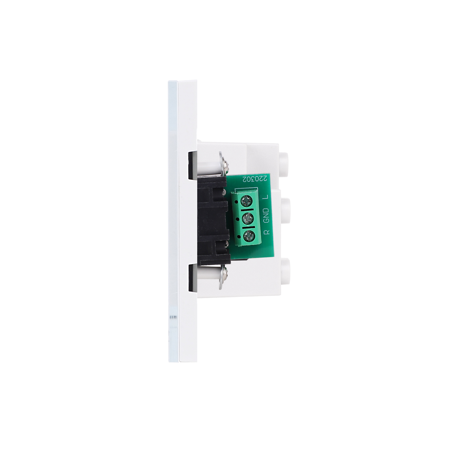 Priza Ingusta + HDMI + Audio cu Rama Sticla LUXION, IP44 - imagine 3