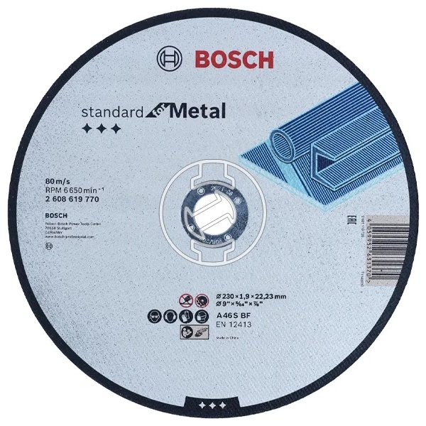 Disc de taiere Bosch 230 x 22,23 x 1,9 mm pentru metal
