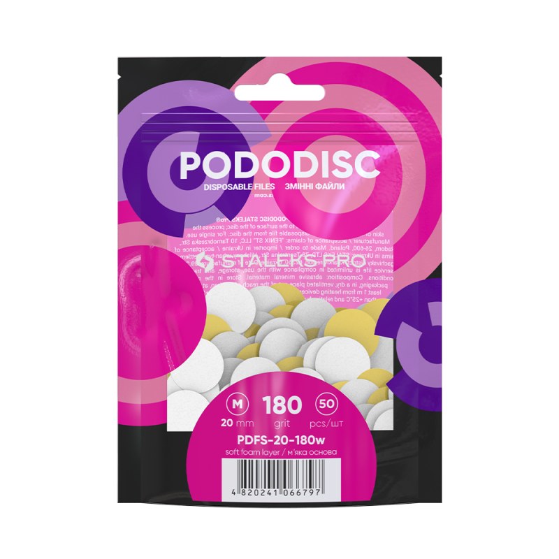 Rezerve Staleks PDFS-20-180 Pedichiură | Nailshop