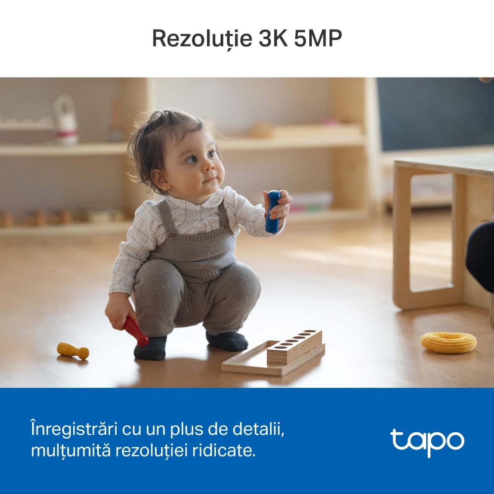 Cameră supraveghere TP-Link Tapo C230 WiFi 3K 5MP Pan/Tilt - imagine 14
