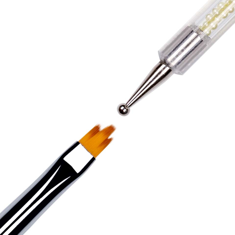 Pensula Unghii One Stroke 2 Capete #03 Luxorise