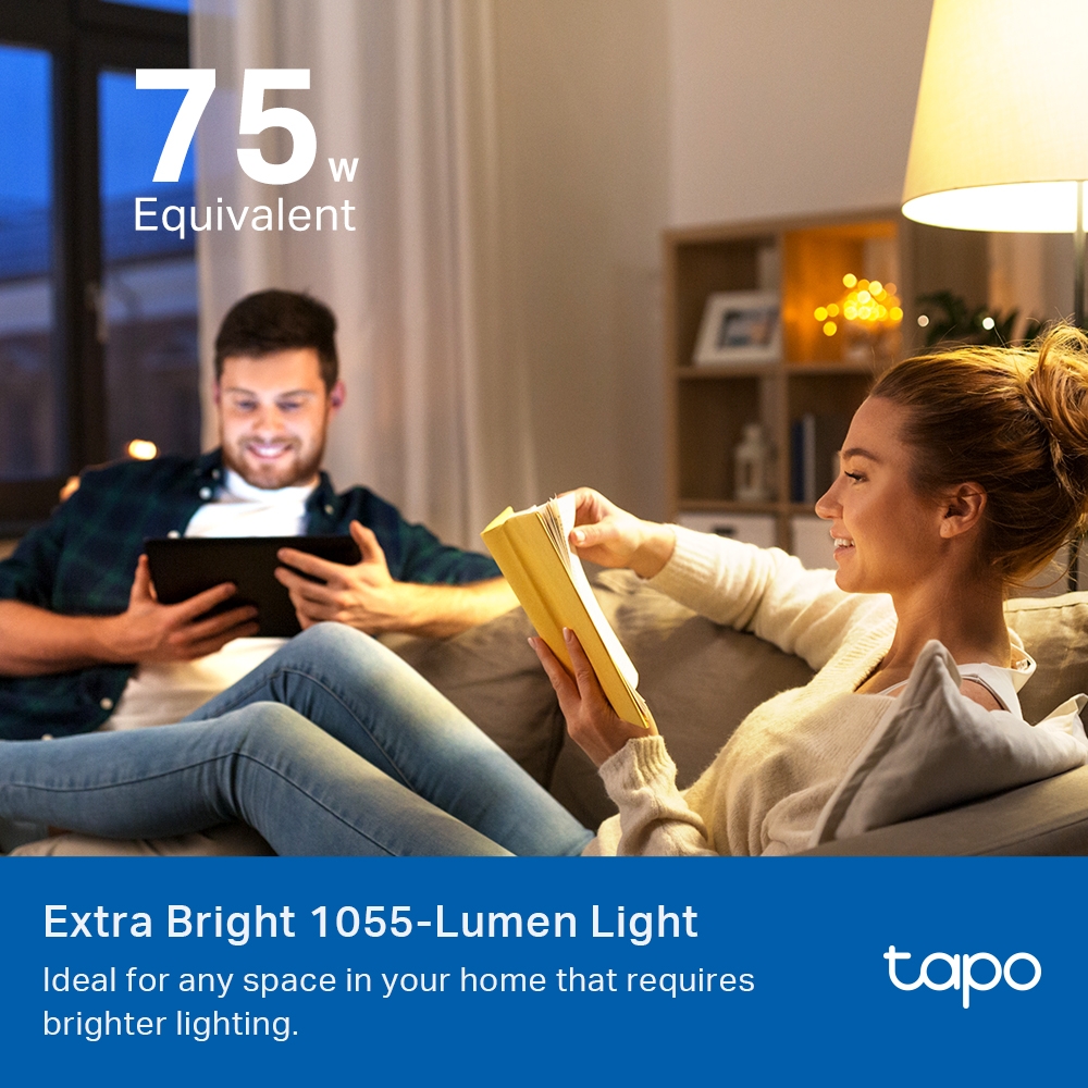 Bec Inteligent WiFi TP-Link Tapo L535E E27 RGB 1055lm - imagine 3