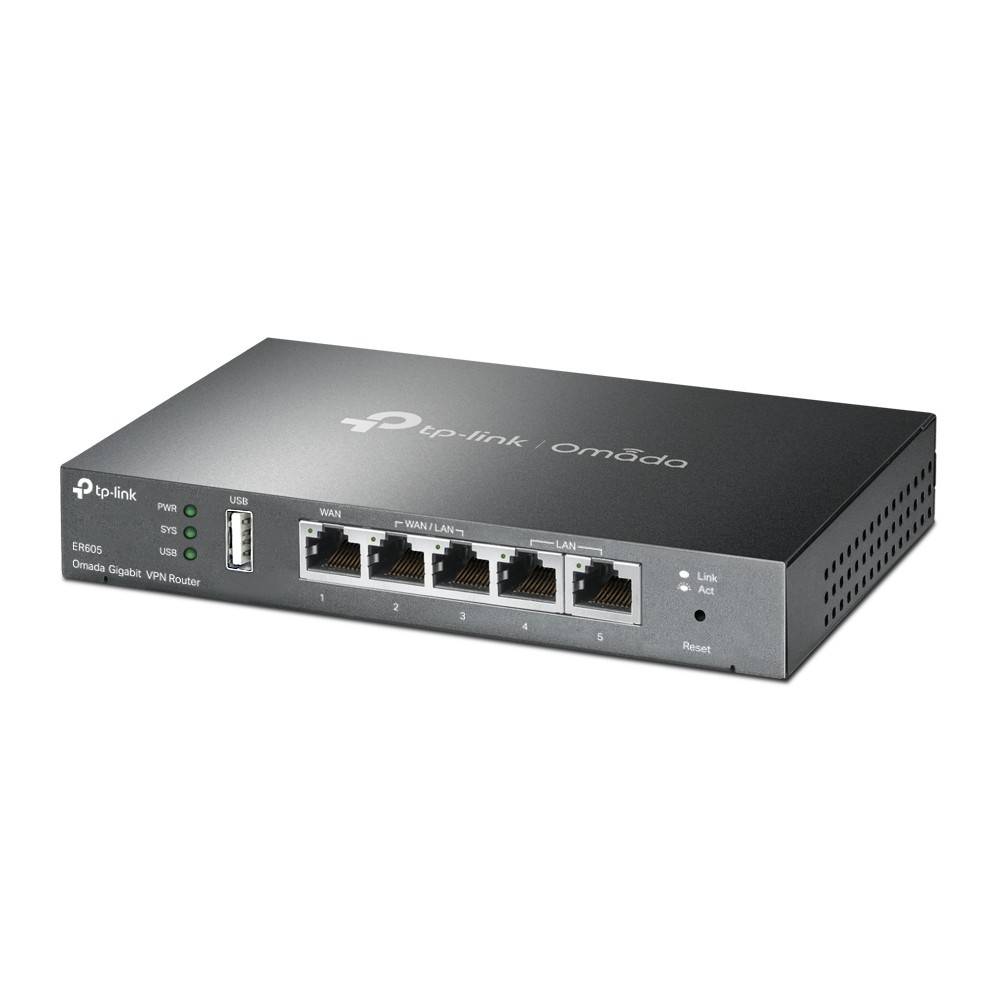 Router TP-LINK ER605 Omada Gigabit VPN V2 pentru Afaceri - imagine 2