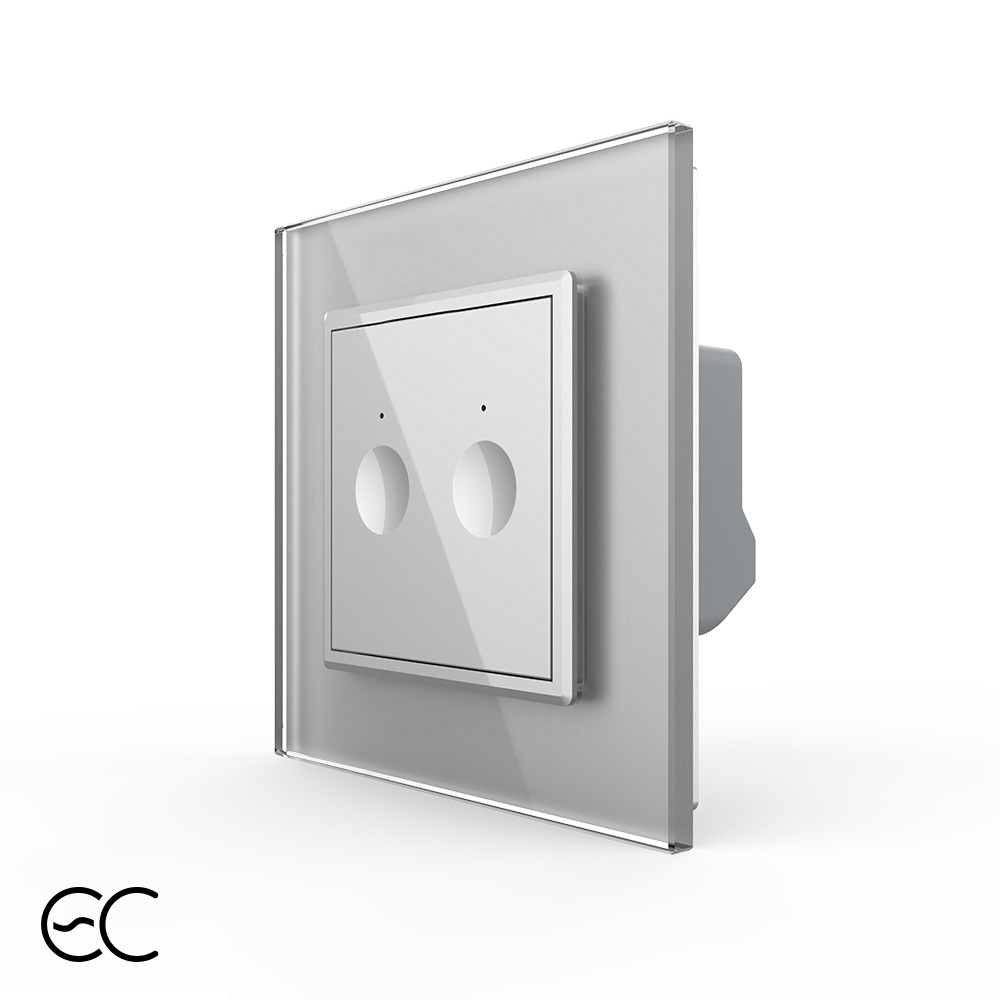 Intrerupator Dublu Touch Zigbee Livolo, Sticla - imagine 13