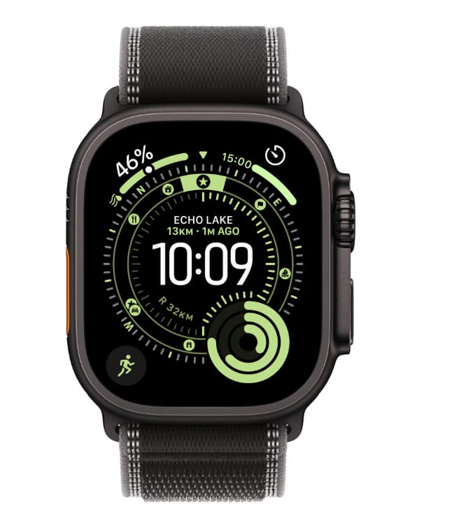 Apple Watch Ultra 3 GPS+Cellular 49mm Titan Negru - imagine 2