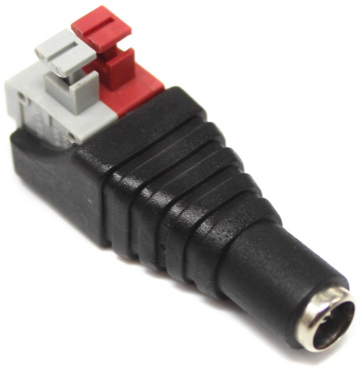Conector DC 2.1x5.5mm Mama OEM cu Clips