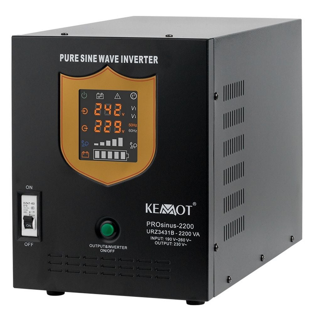 UPS Kemot 1600W Sinus Pur - Protecție Centrale