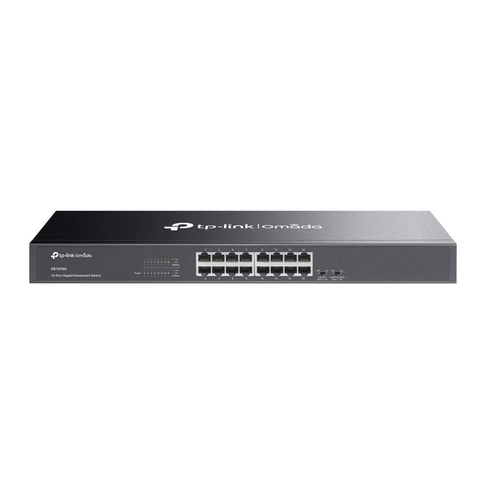 Switch TP-LINK Omada DS1016G 16 Porturi Gigabit Rețea - imagine 1