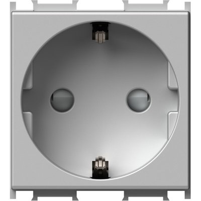 Modul Priza SCHUKO 1P 16A Argint, TEM