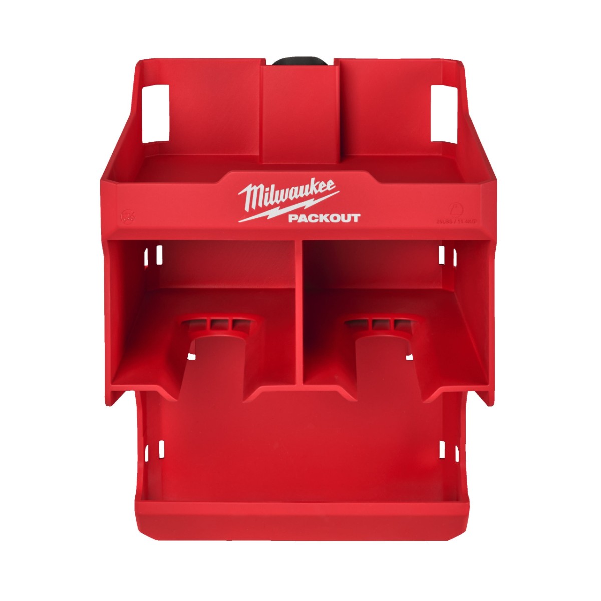Suport Milwaukee PACKOUT pentru 2 Scule de Găurit