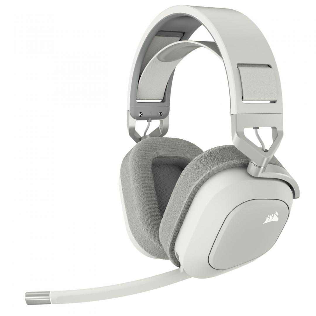 Căști Gaming Corsair HS80 MAX Wireless - 24h Baterie, Alb - imagine 2