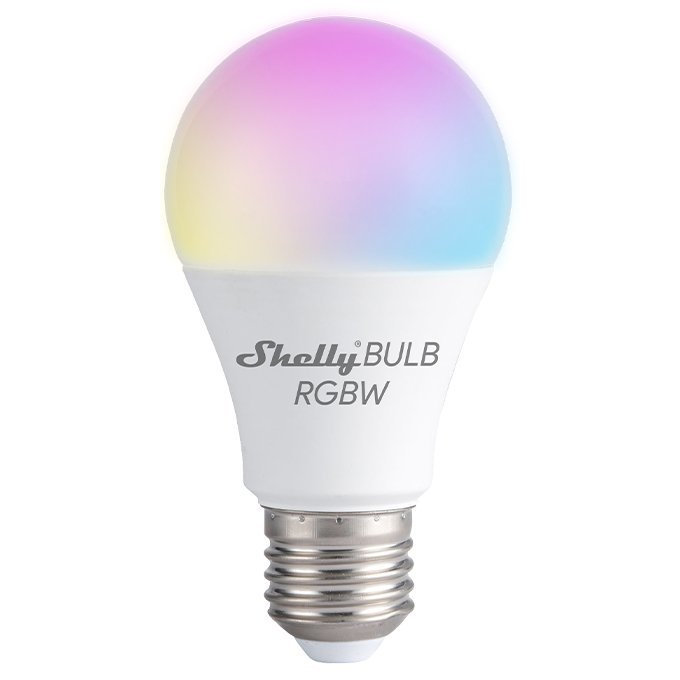 Bec LED RGBW Shelly Duo Smart, 9W, Alexa/Google - imagine 1