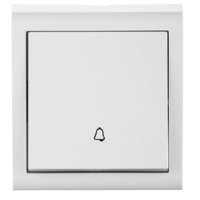 Întrerupător Sonerie Ovivo OV00664, 10A, 250V, Alb
