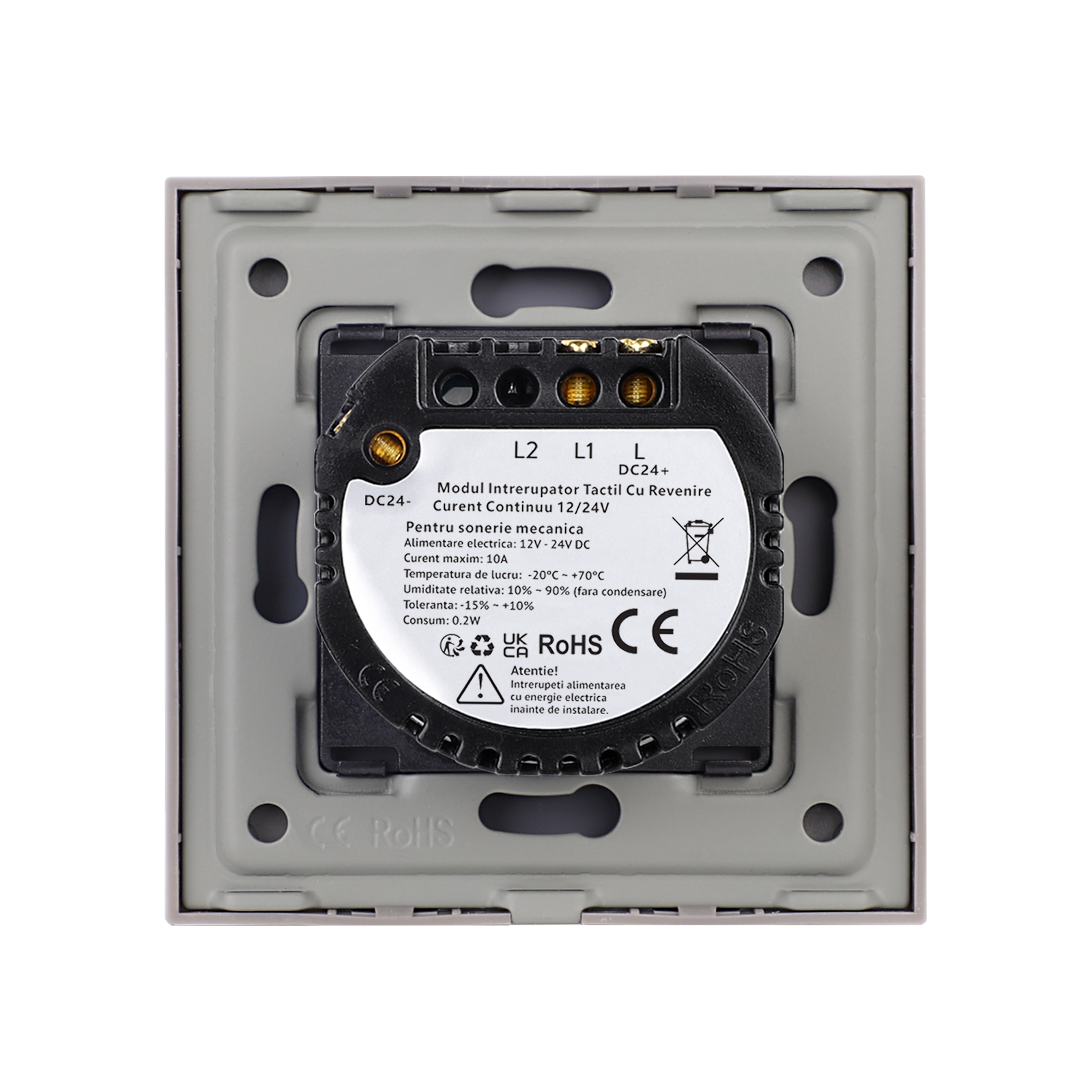 Intrerupator Touch Sticla 12/24V Revenire Curent Continuu LUXION - imagine 15