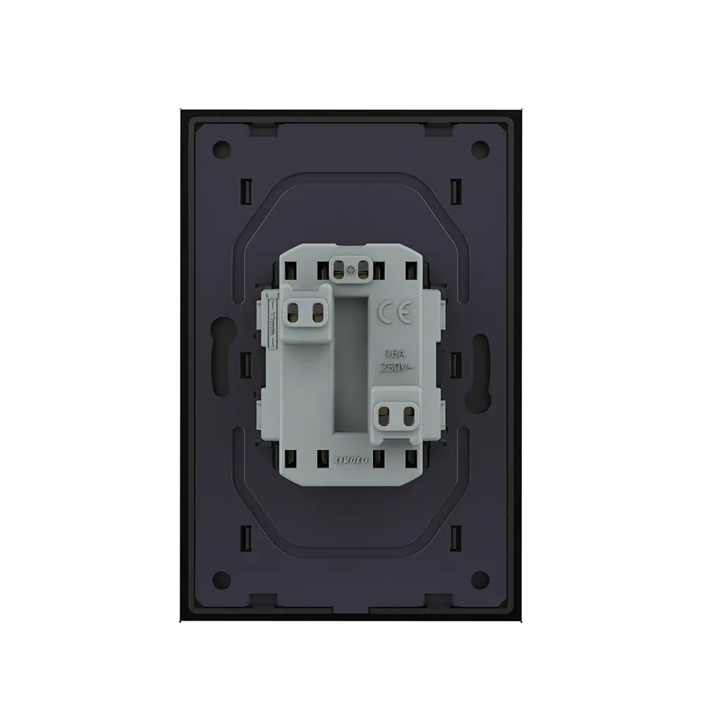 Priză Dublă Livolo Sticlă, Design Modern - imagine 8