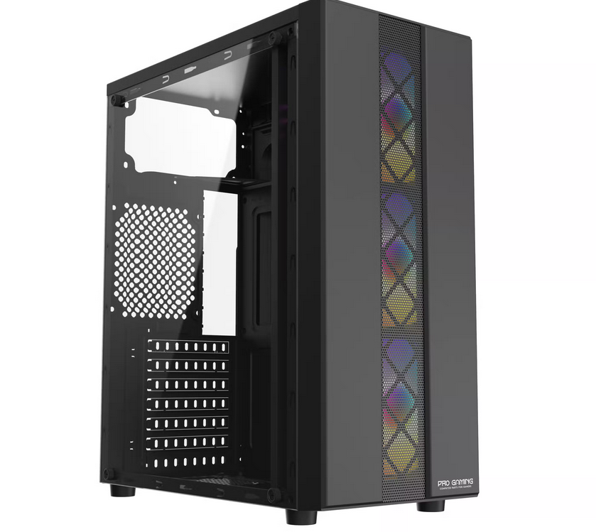 Carcasa PRO GAMING JAX Mid Tower ATX cu Geam si ARGB - imagine 1