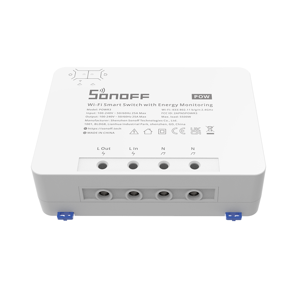 Releu Wi-Fi Sonoff Pow R3, 25A, Smart Home - imagine 3