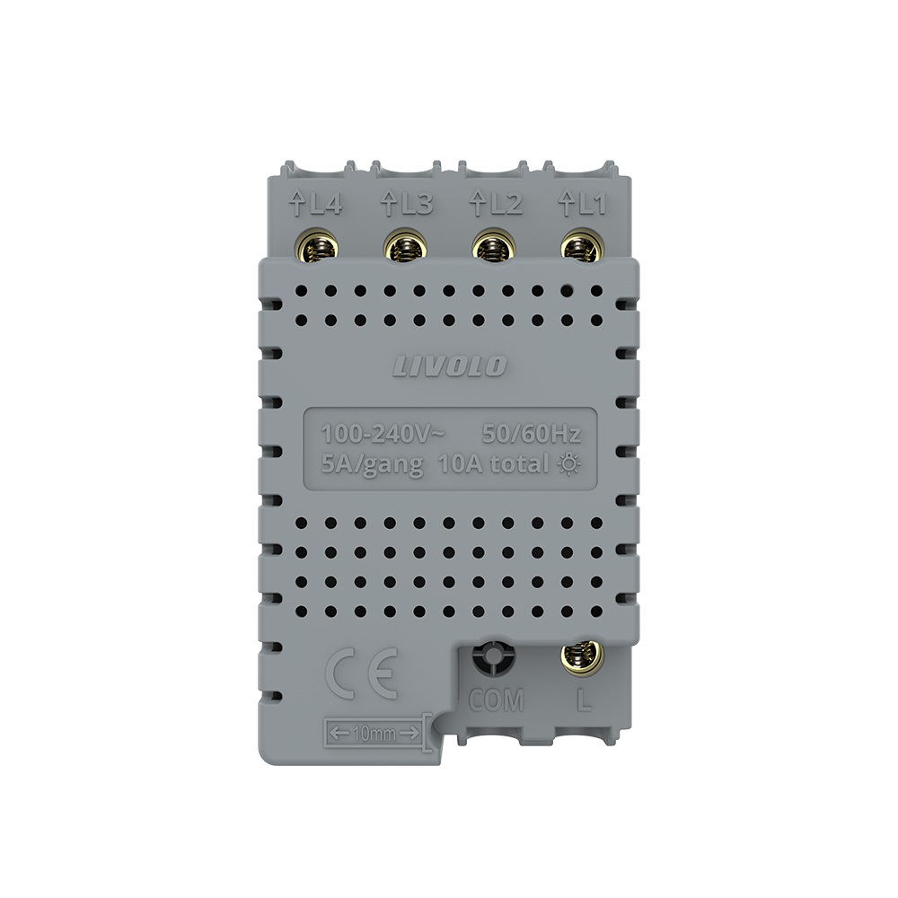 Modul Touch Livolo Cvadruplu Standard Italian - imagine 4