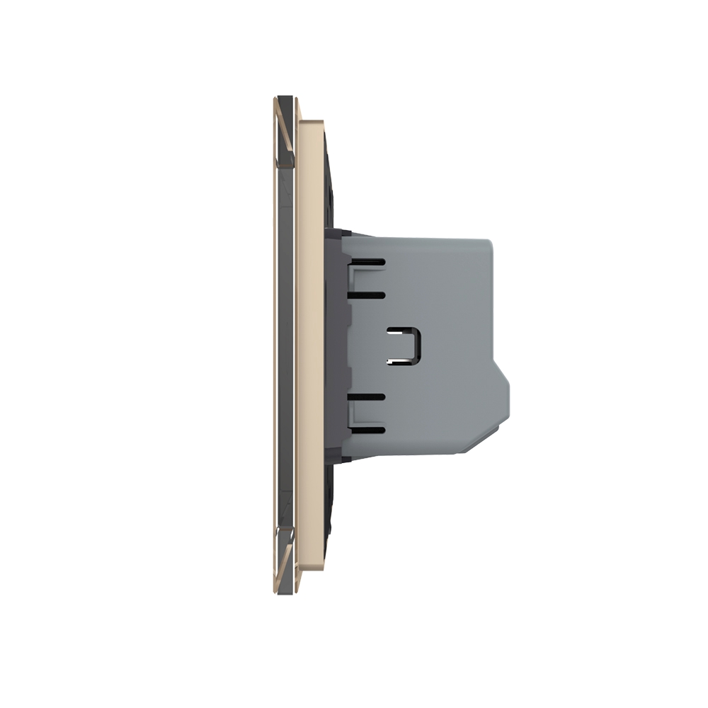 Intrerupator Touch Dublu LIVOLO, Revenire, Design Modern - imagine 11