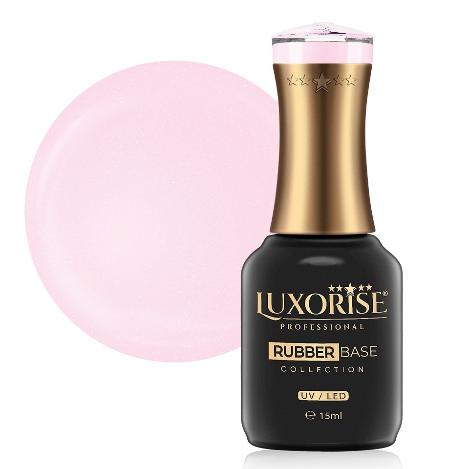 Rubber Base Luxorise Milky Pearl 15ml, bază flexibilă