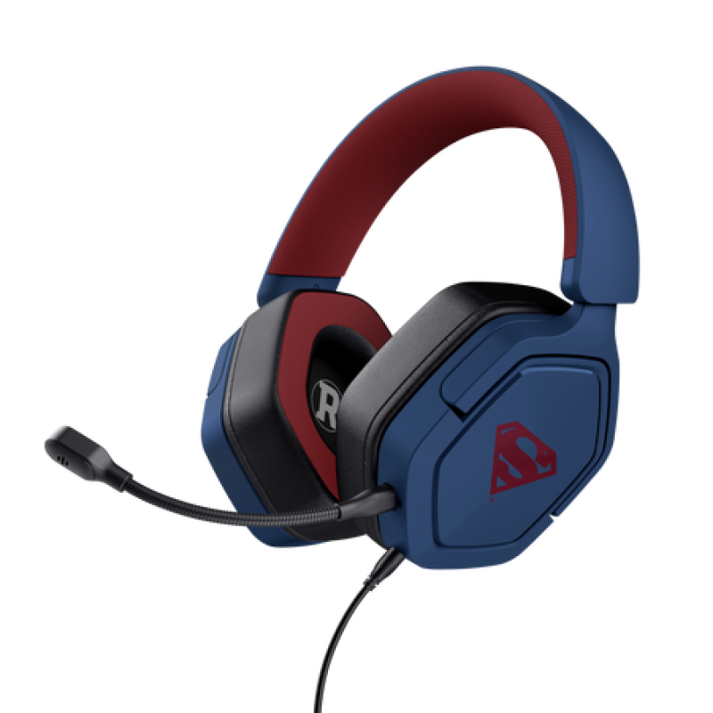 Căști Trust GXT492SM Carus cu Microfon - Albastru Gaming