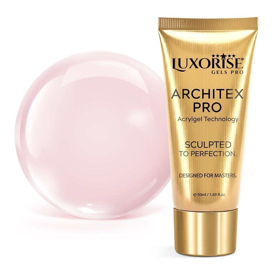 Polygel LUXORISE ARCHITEX PRO - Sculpted Nude Collection, Peachy Choice, 50ml