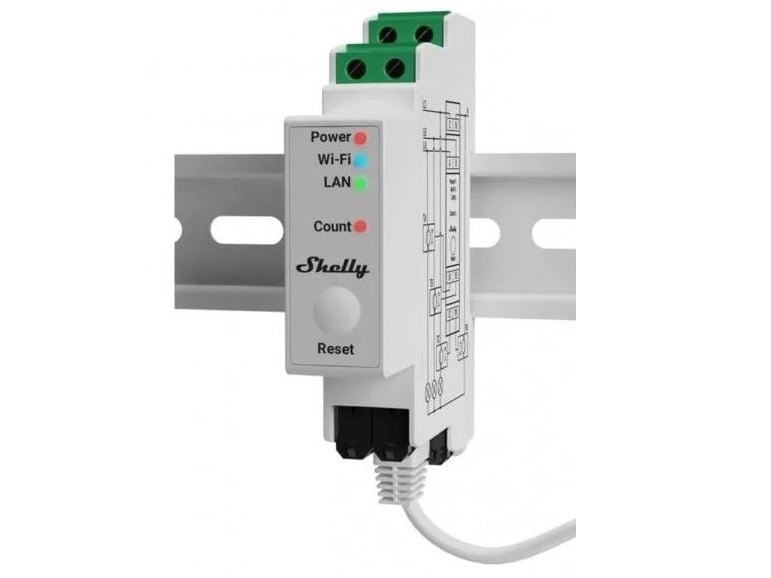 Shelly PRO 3EM-120A Monitorizare Consum 3 Faze