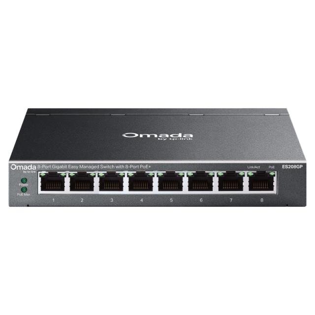 Switch TP-Link ES208GP 8-Port Gigabit PoE+ 65W