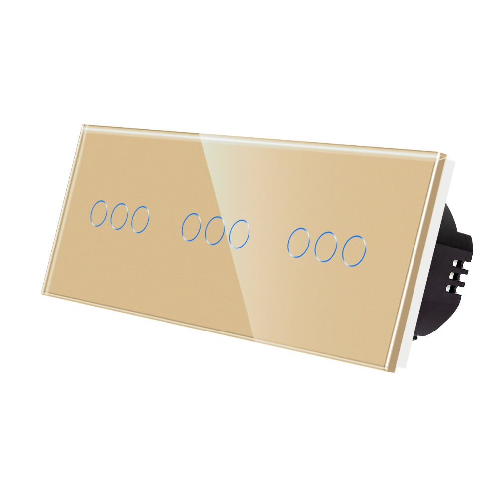 Intrerupator Touch Triplu Sticla LUXION IP45 - imagine 9