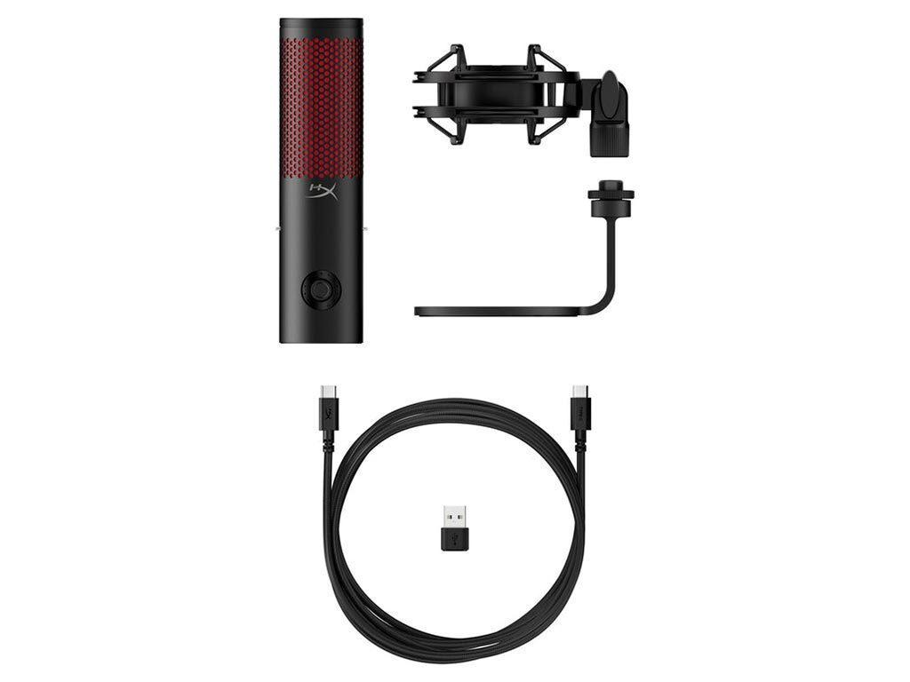 Microfon HyperX QuadCast 2 USB-C Gaming Streaming Podcast - imagine 3