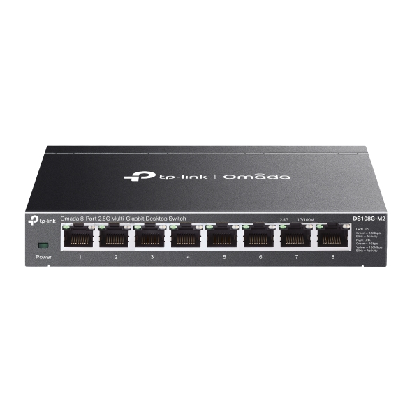 Switch TP-Link DS108G-M2 8 Porturi 2.5G Multi-Gigabit Metalic