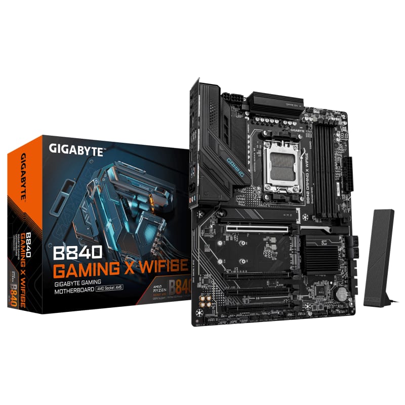 Placă de bază Gigabyte B840 Gaming X WiFi 6E AM5 DDR5 - imagine 2