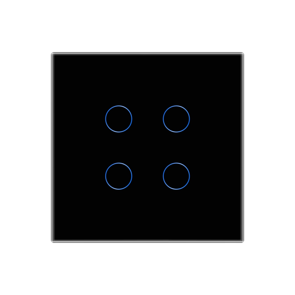 Intrerupator Cvadruplu Touch Sticla LUXION 500W - imagine 6