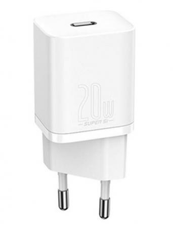 Incarcator Retea Baseus Speed Mini 20W USB-C Alb