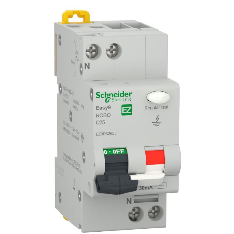 Schneider RCBO 1P+N 25A - Siguranță Maximă