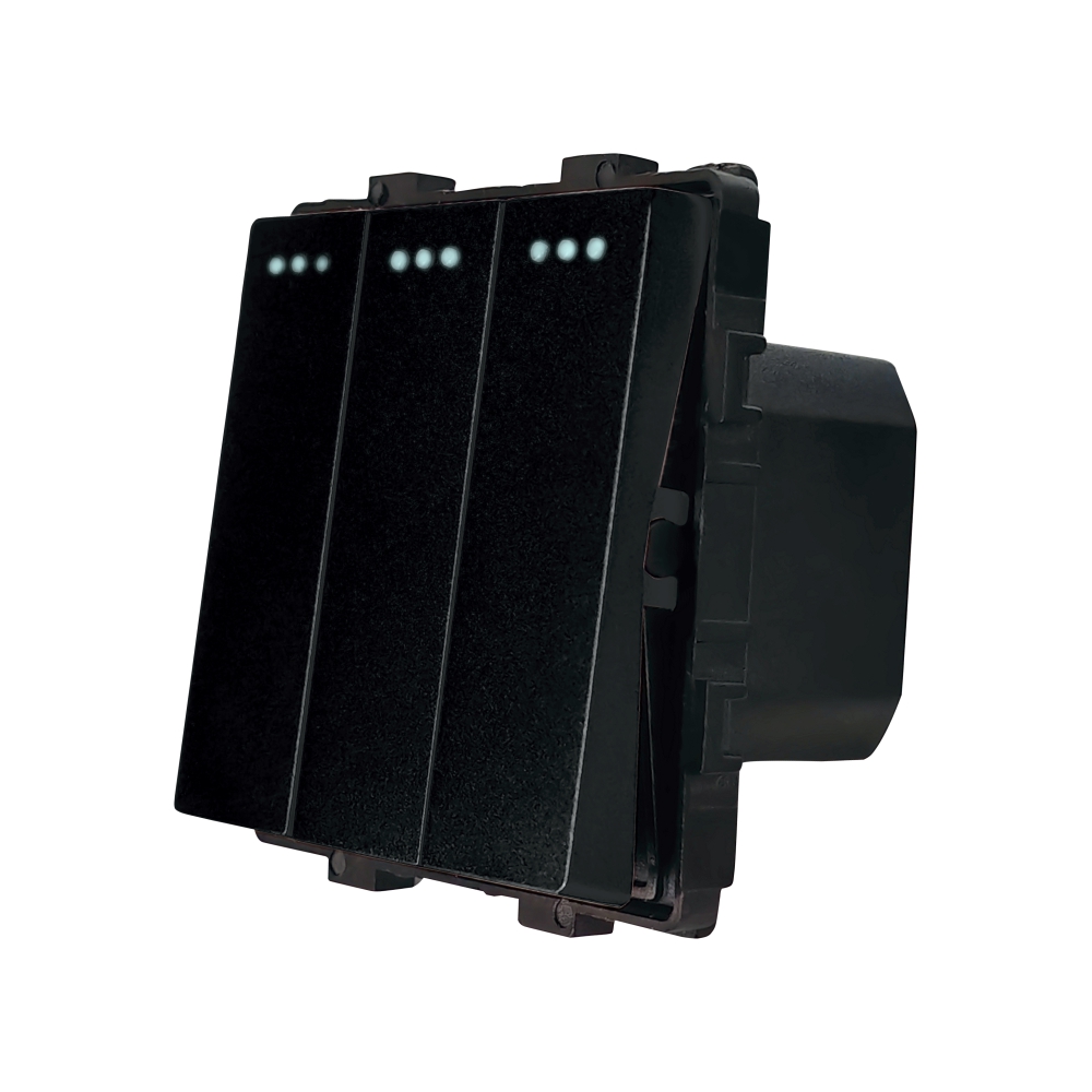 Modul Intrerupator Triplu LUXION, Mecanic, 10A - imagine 5