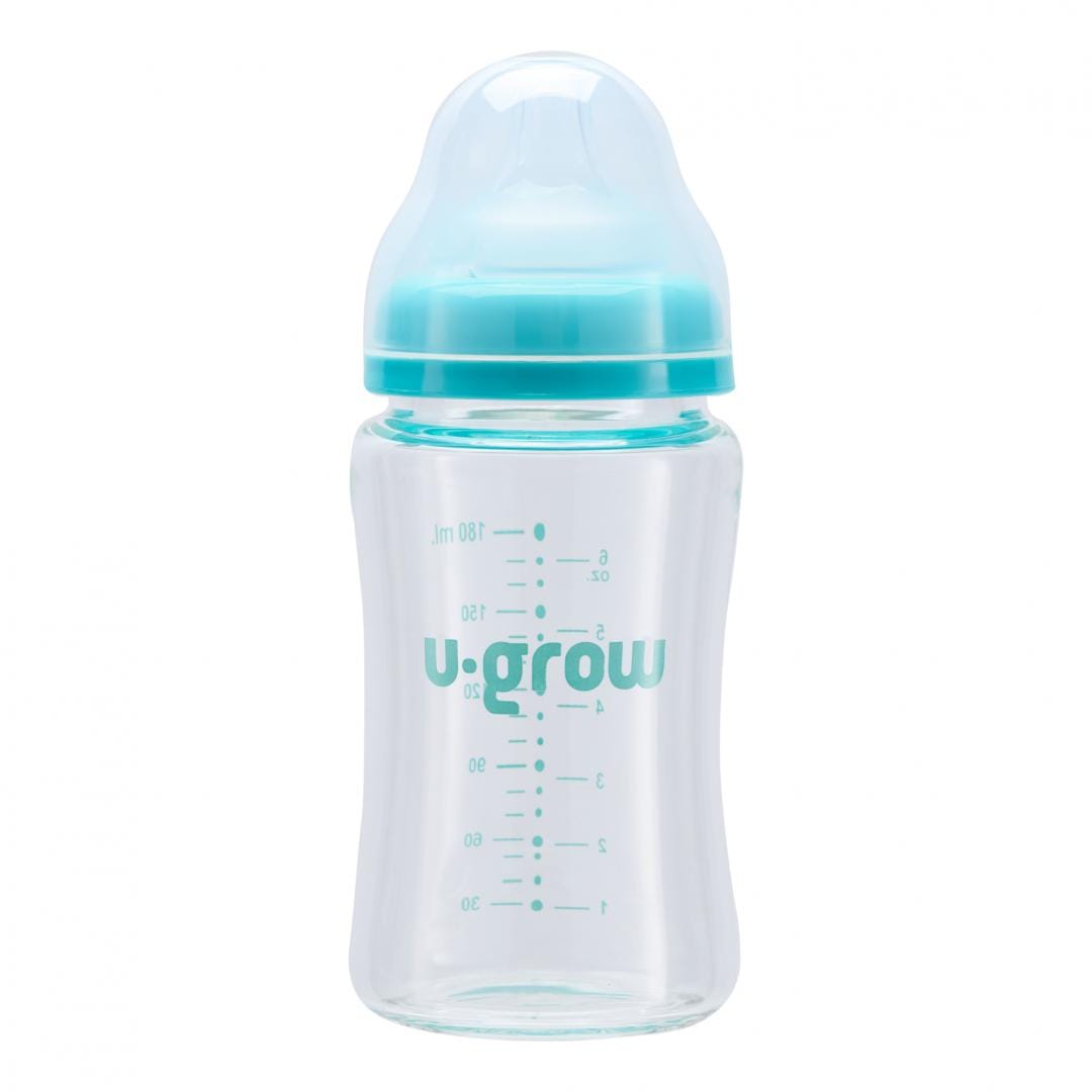 Biberon U-GROW Sticlă 180 ml + 2 Tetine | Generic - imagine 4