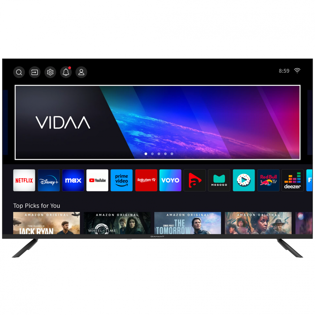 Televizor LED Diamant 65" 4K UHD Smart TV VIDAA 164 cm