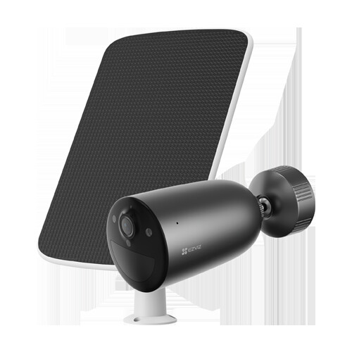Camera IP EZVIZ EB3 4G 2K cu panou solar si baterie 5200 mAh