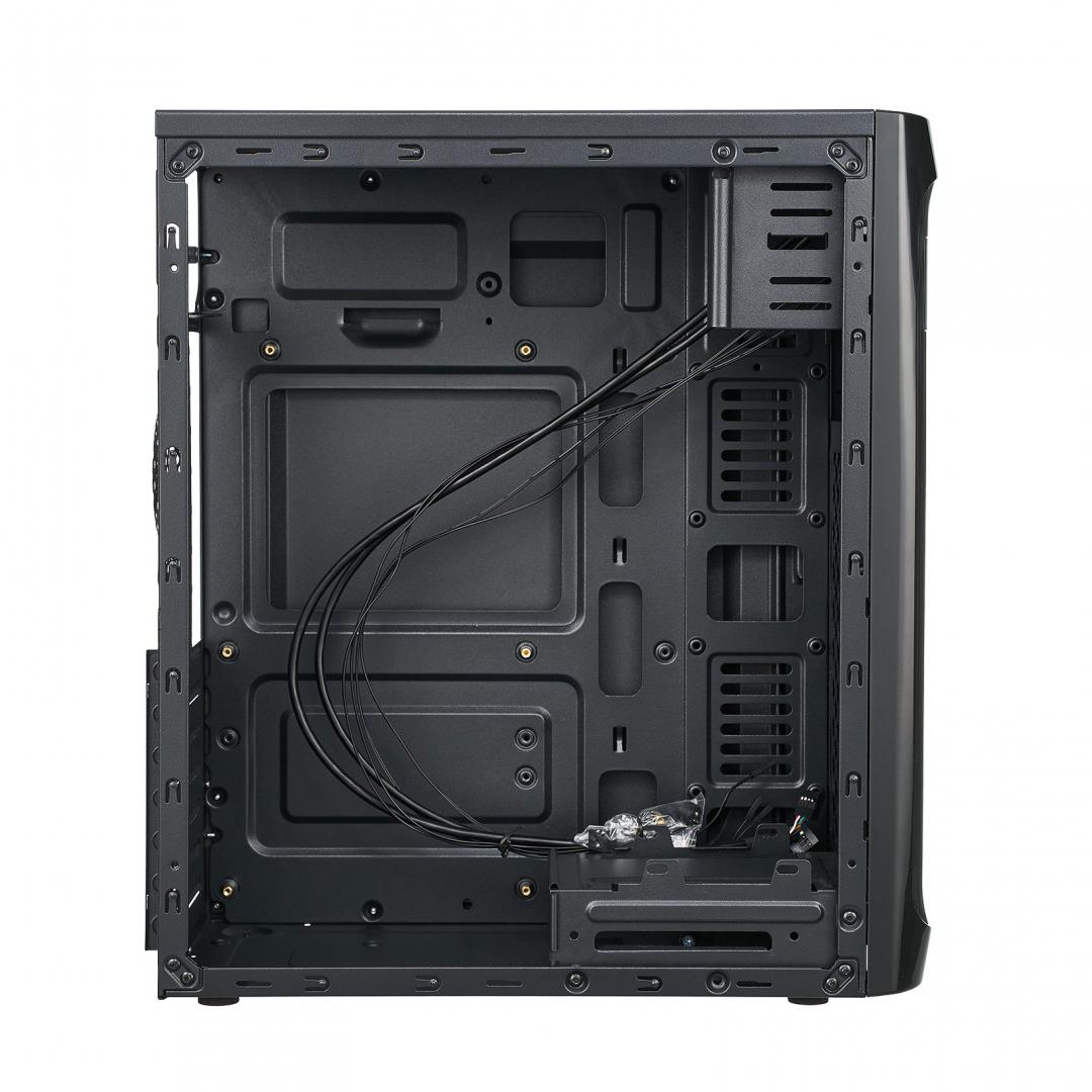 Carcasa PC Serioux CLASSIC Middle Tower ATX Negru - Ventilator Inclus - imagine 4