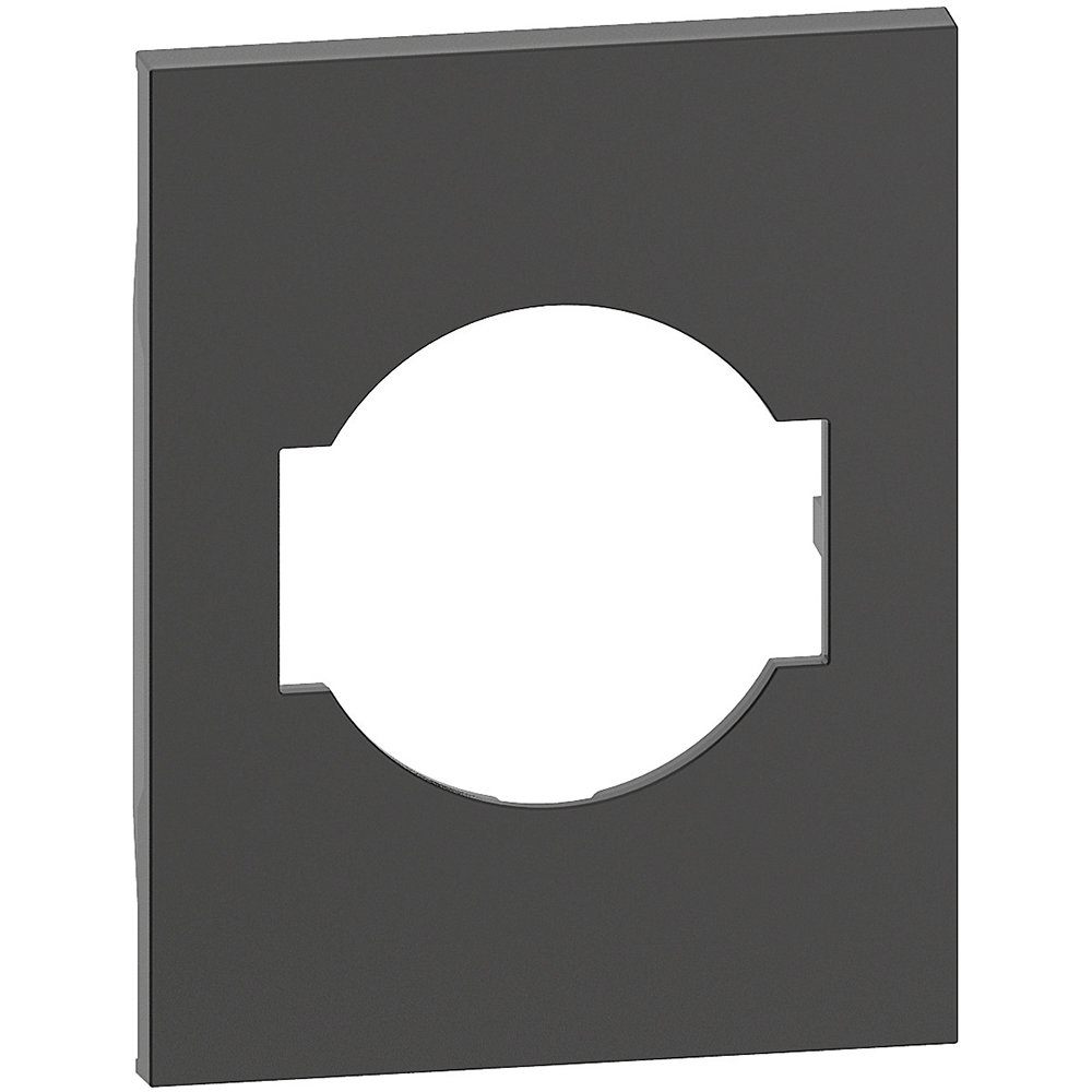 Placă 3 module Bticino Living Now, negru, KG03M3