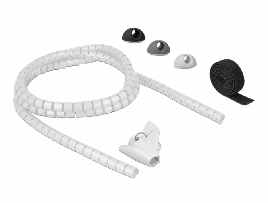 Set Organizatoare Cabluri Delock 5 piese