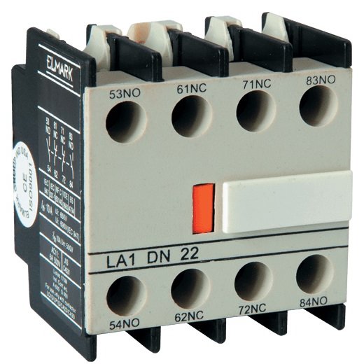 Bloc contacte LT1-D Elmark 2NO+2NC 6A